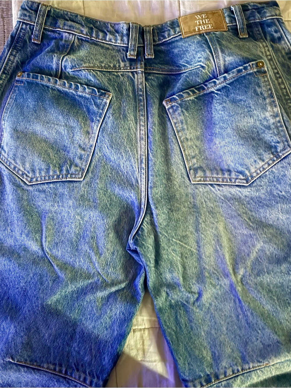 Free People We The Free Good Luck Mid-Rise Barrel Jeans - Picture 5 of 5